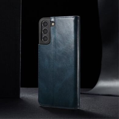 Захисний чохол UniCase Leather Wallet для Samsung Galaxy S21 FE (G990) - Blue