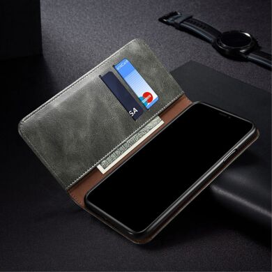 Защитный чехол UniCase Leather Wallet для Samsung Galaxy S21 FE (G990) - Blue