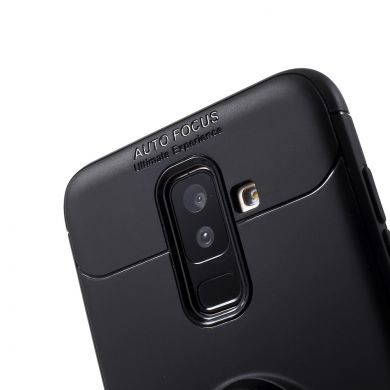 Защитный чехол UniCase Magnetic Ring для Samsung Galaxy J8 2018 (J810) - Black