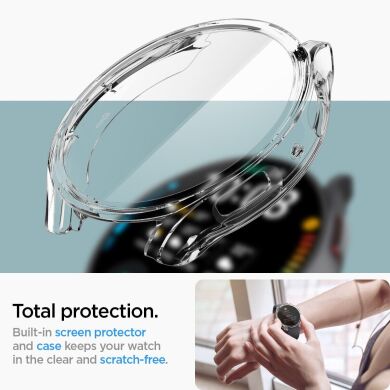 Защитный чехол Spigen (SGP) Ultra Hybrid (FW) для Samsung Galaxy Watch 6 (40mm) - Crystal Clear