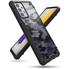 Защитный чехол RINGKE Fusion X для Samsung Galaxy A72 (А725) - Camo Black