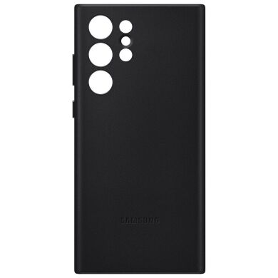Чехол Leather Cover для Samsung Galaxy S22 Ultra (S908) EF-VS908LBEGRU - Black