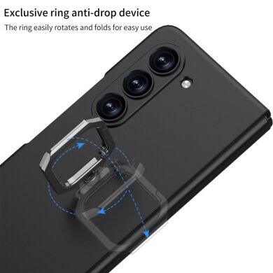 Защитный чехол GKK Ring Shell для Samsung Galaxy Fold 5 - Black