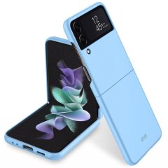 Пластиковый чехол Deexe Hard Shell (FF) для Samsung Galaxy Flip 4 - Blue