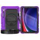 Защитный чехол Deexe Shockproof Case для Samsung Galaxy Tab S9 FE (X510) - Black / Purple. Фото 3 из 9