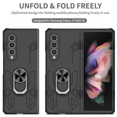 Защитный чехол Deexe Hybrid Case (FF) для Samsung Galaxy Fold 4 - Purple