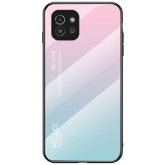 Защитный чехол Deexe Gradient Color для Samsung Galaxy A03 (A035) - Pink / Blue