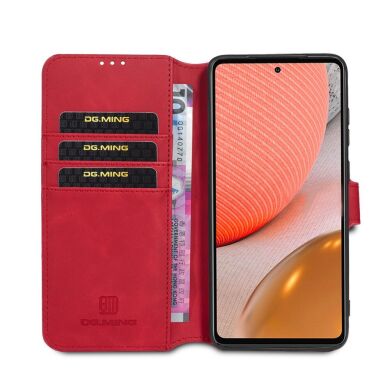 Чехол DG.MING Retro Style для Samsung Galaxy A72 (А725) - Red