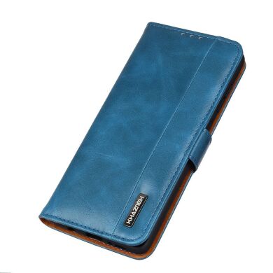 Чехол KHAZNEH Leather Wallet для Samsung Galaxy A32 - Blue