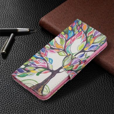 Чехол-книжка Deexe Color Wallet для Samsung Galaxy A22 (A225) / M22 (M225) - Life Tree