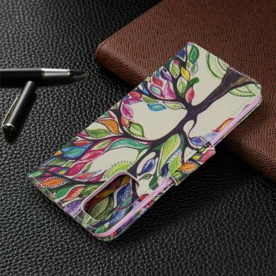 Чехол-книжка Deexe Color Wallet для Samsung Galaxy S20 (G980) - Colorized Tree