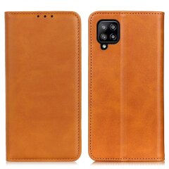 Чехол-книжка Deexe Wallet Case для Samsung Galaxy A22 (A225) / M22 (M225) - Brown
