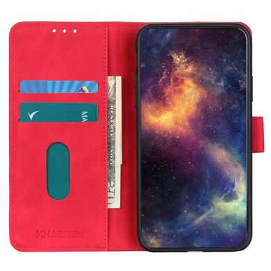 Чехол-книжка KHAZNEH Retro Wallet для Samsung Galaxy A05s (A057) - Red