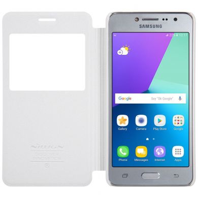 Чехол-книжка NILLKIN Sparkle Series для Samsung Galaxy J2 Prime (G532) - White