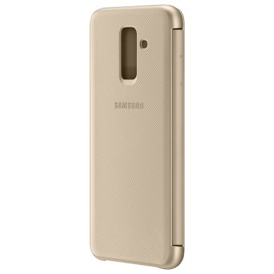 Чехол-книжка Wallet Cover для Samsung Galaxy A6+ 2018 (A605) EF-WA605CFEGRU - Gold