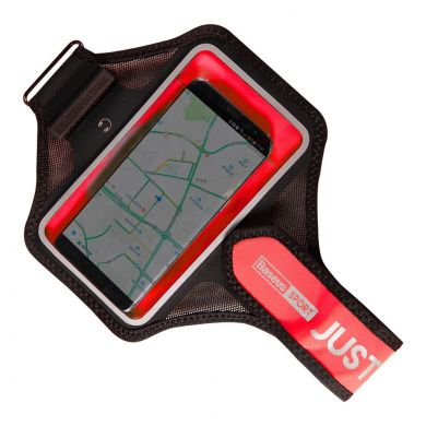 Чехол на руку BASEUS Mesh Jogging Sports Armband для смартфонов — Red