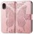 Чехол UniCase Butterfly Pattern для Samsung Galaxy A03 Core (A032) - Rose Gold