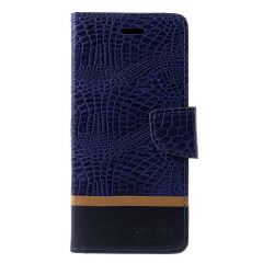 Чехол UniCase Croco Wallet для Samsung Galaxy J4+ (J415) - Blue