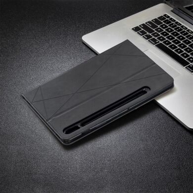 Чехол UniCase Geometric Style для Samsung Galaxy Tab S7 (T870/875) / S8 (T700/706) - Black