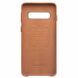 Кожаный чехол QIALINO Leather Cover для Samsung Galaxy S10 Plus (G975) - Brown. Фото 4 из 15