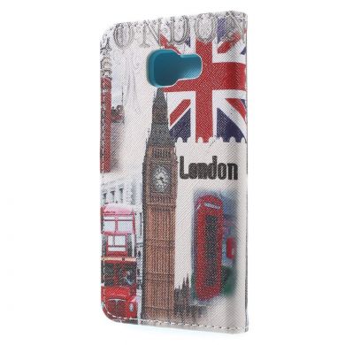 Чехол Deexe Color Wallet для Samsung Galaxy A3 2016 (A310) - London City