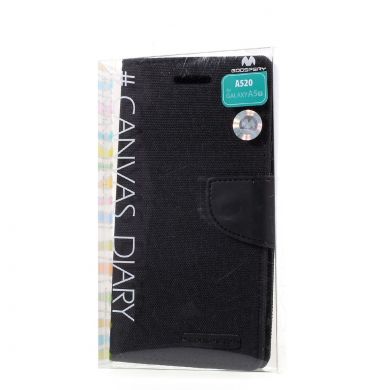 Чохол-книжка MERCURY Canvas Diary для Samsung Galaxy A5 2017 (A520), Черный