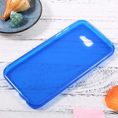 Силиконовый (TPU) чехол Deexe Soft Case для Samsung Galaxy A7 2017 (A720) - Blue