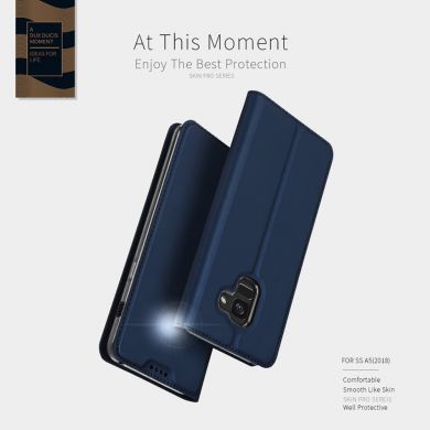 Чехол-книжка DUX DUCIS Skin Pro для Samsung Galaxy A8 2018 (A530) - Dark Blue