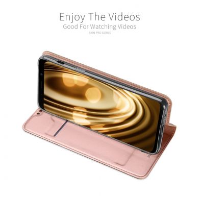 Чехол-книжка DUX DUCIS Skin Pro для Samsung Galaxy A8 2018 (A530) - Gold