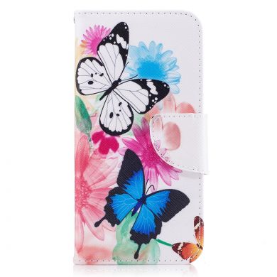Чехол-книжка UniCase Color Wallet для Samsung Galaxy J3 2017 (J330) - Butterfly in Flowers