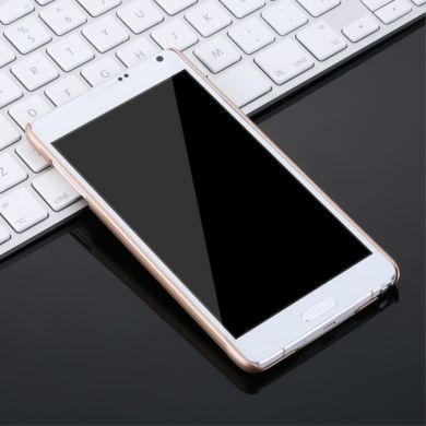 Пластиковый чехол X-LEVEL Slim для Samsung Galaxy Note 4 (N910) - Gold