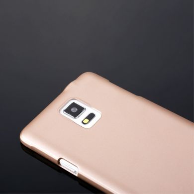 Пластиковый чехол X-LEVEL Slim для Samsung Galaxy Note 4 (N910) - Gold