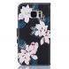 Чехол-книжка Deexe Color Wallet для Samsung Galaxy S7 (G930) - White Flowers. Фото 3 из 8