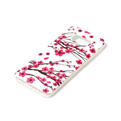 Силиконовый чехол Deexe LumiCase для Samsung Galaxy S8 Plus (G955) - Cherry Blossom