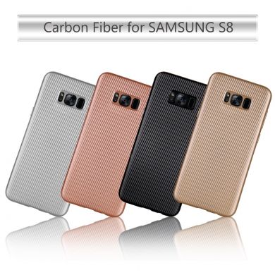 Силиконовый (TPU) чехол iZore Fiber для Samsung Galaxy S8 (G950) - Rose Gold