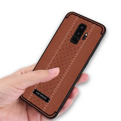 Защитный чехол NXE Leather Cover для Samsung Galaxy S9 (G960) - Brown