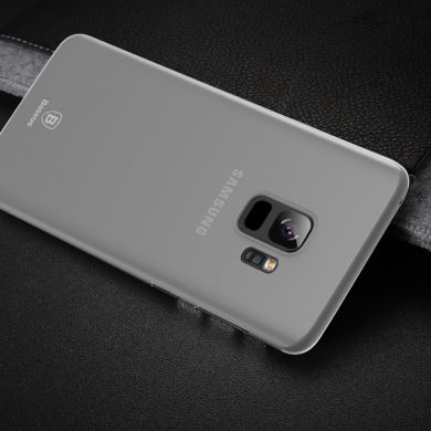 Силиконовый чехол Baseus Ultra Thin Matte для Samsung Galaxy S9 (G960) - White