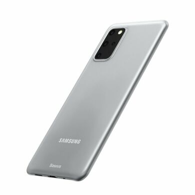 Силиконовый (TPU) чехол BASEUS Ultra Thin Matte для Samsung Galaxy S20 Plus (G985) - White