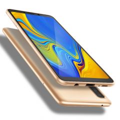 Силиконовый (TPU) чехол X-LEVEL Matte для Samsung Galaxy A9 2018 (A920) - Gold