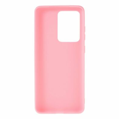 Силиконовый (TPU) чехол Deexe Matte Case для Samsung Galaxy S20 Ultra (G988) - Pink
