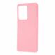 Силиконовый (TPU) чехол Deexe Matte Case для Samsung Galaxy S20 Ultra (G988) - Pink. Фото 2 из 5