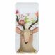 Силиконовый (TPU) чехол Deexe Pretty Glossy для Samsung Galaxy S10 (G973) - Deer with Flowers. Фото 1 из 4