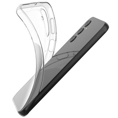 Силиконовый (TPU) чехол Deexe UltraThin для Samsung Galaxy A24 (A245) - Transparent