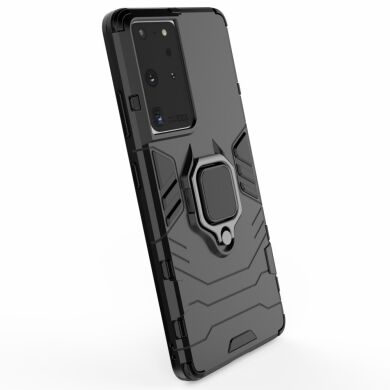 Захисний чохол Deexe Hybrid Case для Samsung Galaxy S21 Ultra - Black