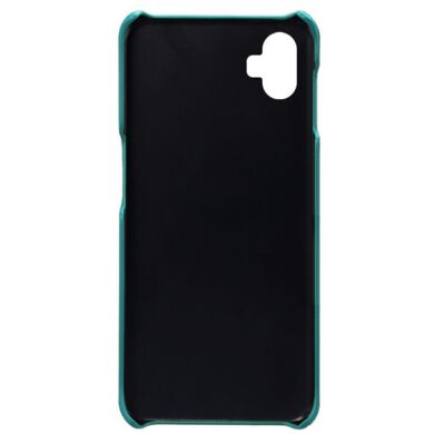 Защитный чехол Deexe Leather Back Cover для Samsung Galaxy A04e (A042) - Green