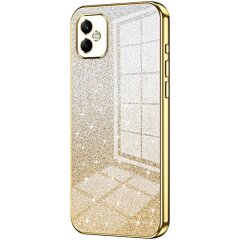 Захисний чохол Deexe Sparkles Cover для Samsung Galaxy A05 (A055) - Gold