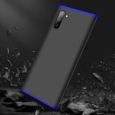 Защитный чехол GKK Double Dip Case для Samsung Galaxy Note 10 (N970) - Black / Blue