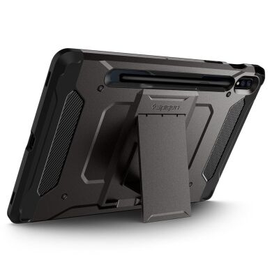 Защитный чехол Spigen (SGP) Tough Armor Pro для Samsung Galaxy Tab S7 (T870/875) / S8 (T700/706) - Gunmetal