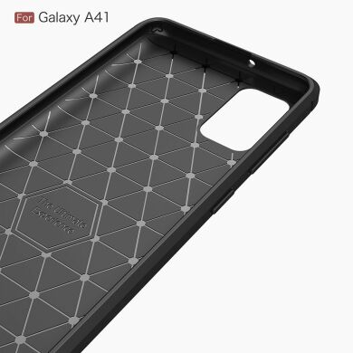 Защитный чехол UniCase Carbon для Samsung Galaxy A41 (A415) - Black