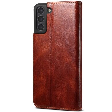 Защитный чехол UniCase Leather Wallet для Samsung Galaxy S21 FE (G990) - Red